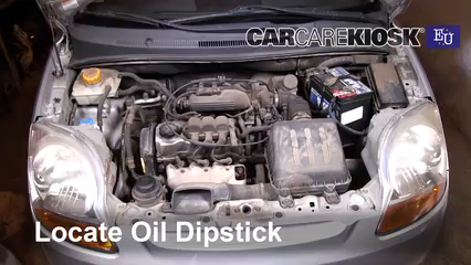 2005 Chevrolet Spark LS 0.8L 3 Cyl. Oil Check Oil Level